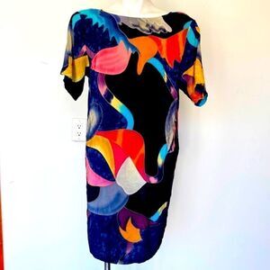 Chantik silk dress hand crafted in Kathmandu Nepal